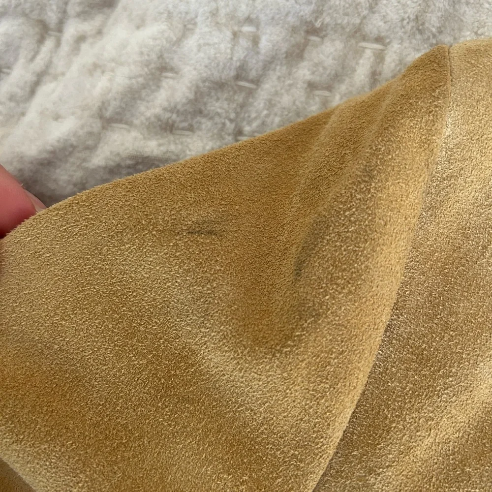 Vintage Banana Republic Tan Suede Jacket - Picture 6 of 7